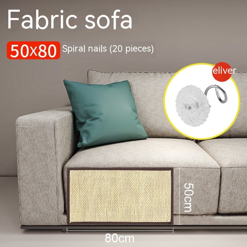 Protector anti-arañazos para sofá de bambú