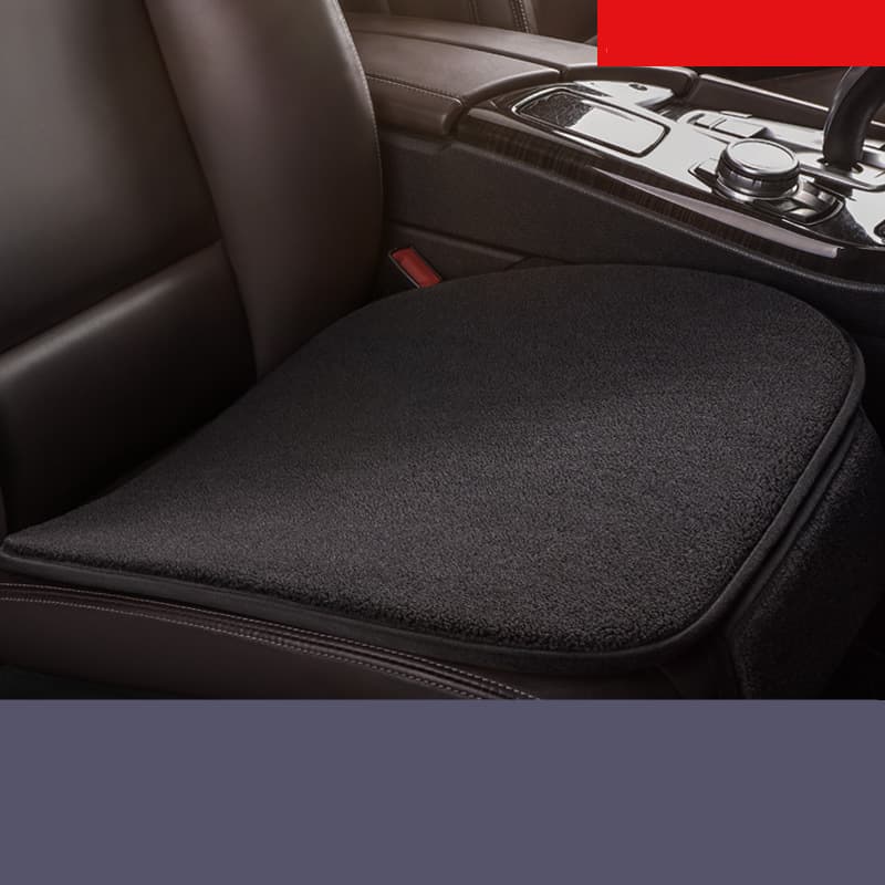 Cojín de asiento auto invierno velludo sin respaldo
