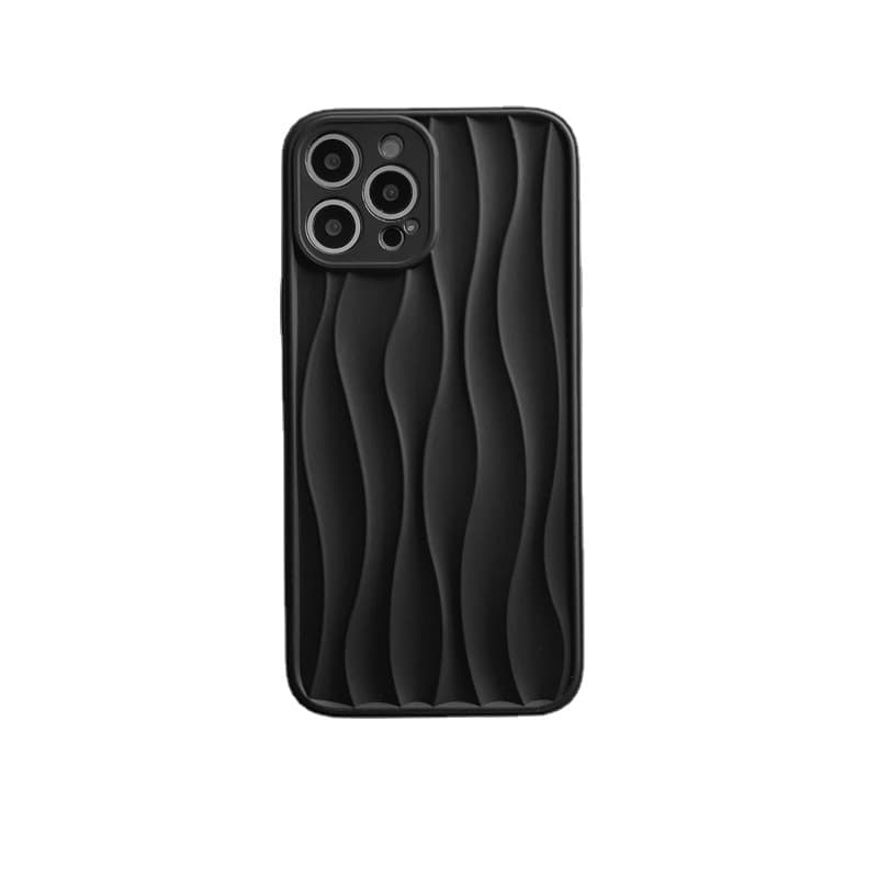 Funda TPU con diseño ripple para iPhone