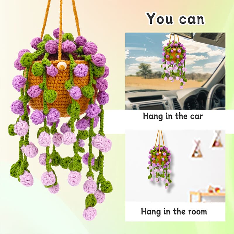 Kit de ganchillo para plantas decorativas
