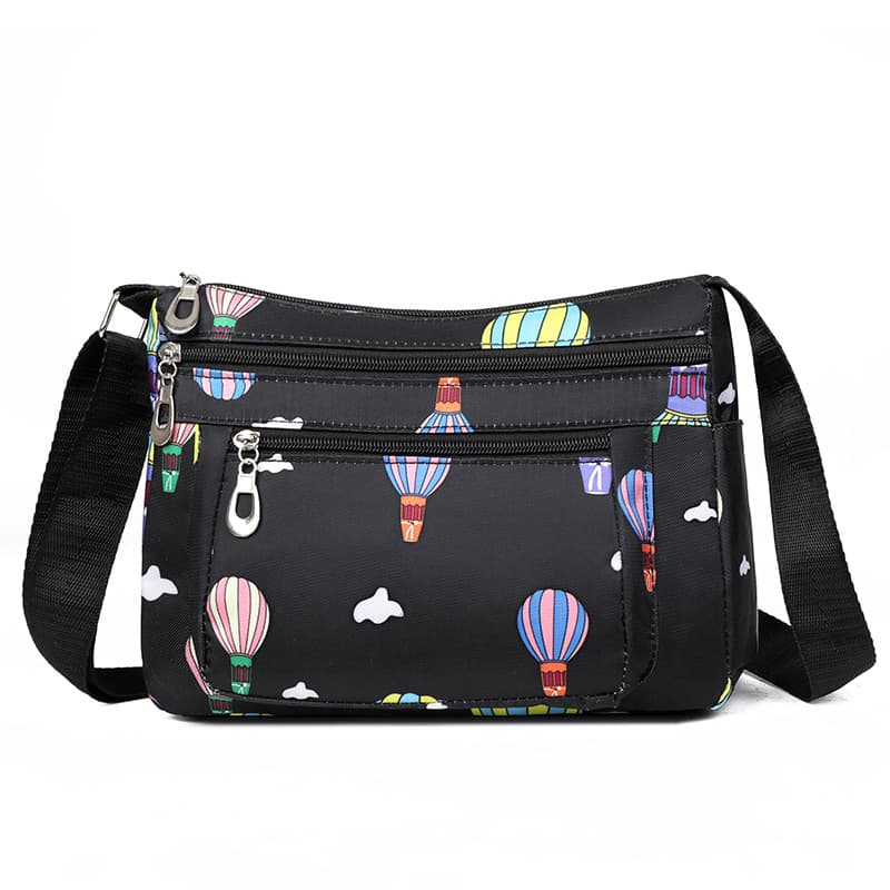 Bolsa cruzada simple de tela oxford