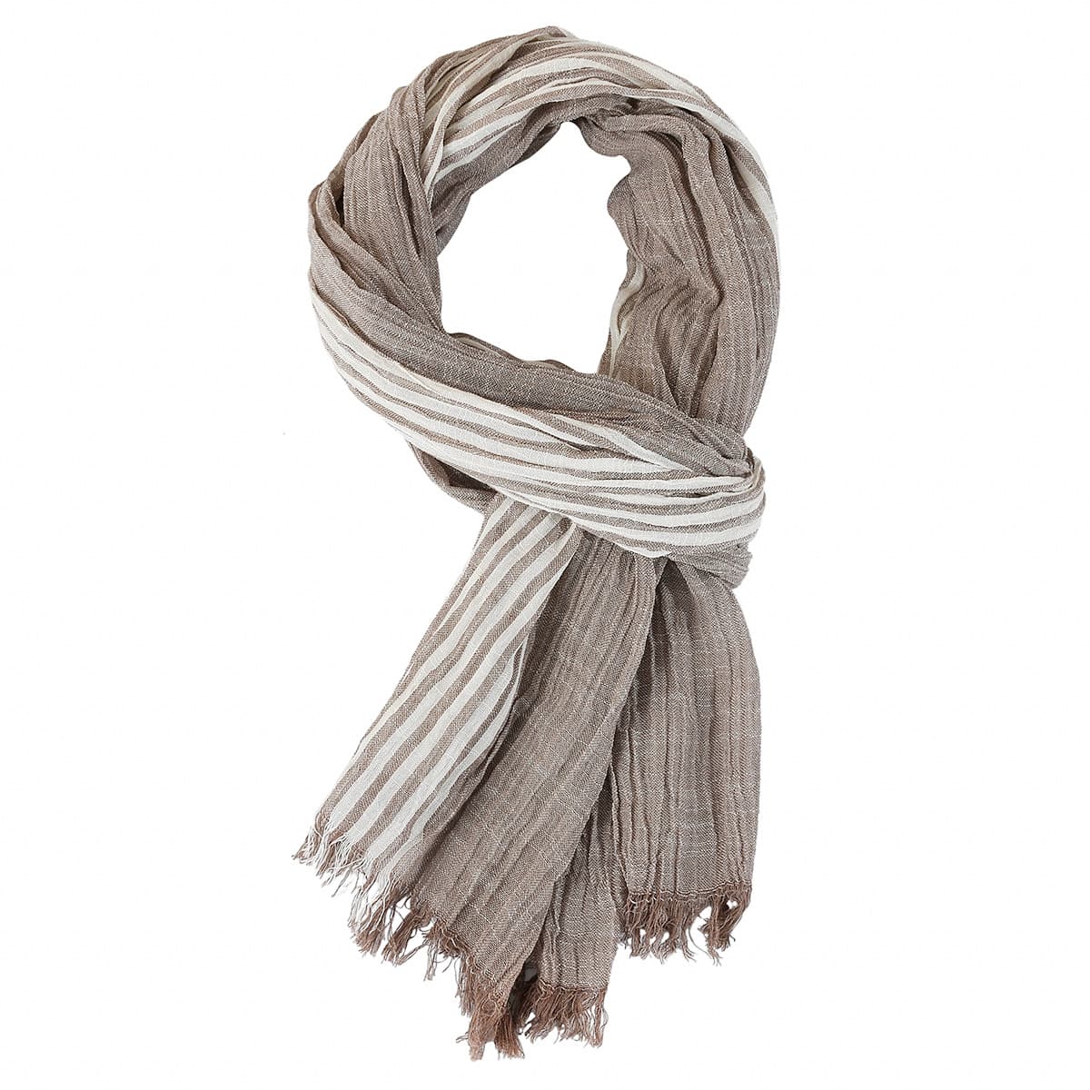 Pañuelo para hombre de viscosa con rayas verticales para primavera y verano