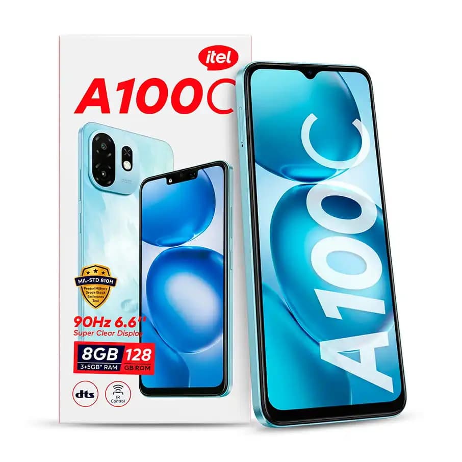 ITEL A100C 3 + 5 GB RAM Y 64GB ROM