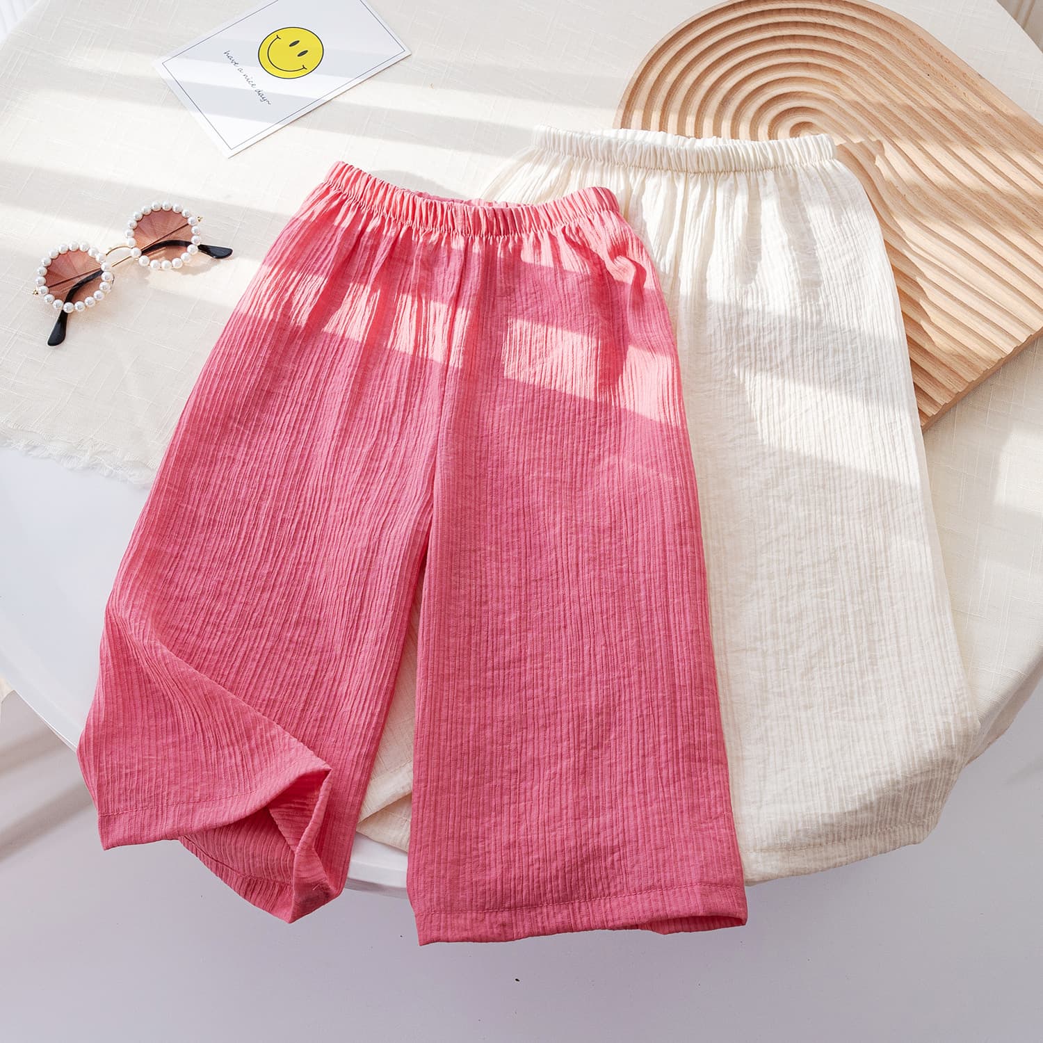 Pantalón ancho para niña, protección anti-mosquito