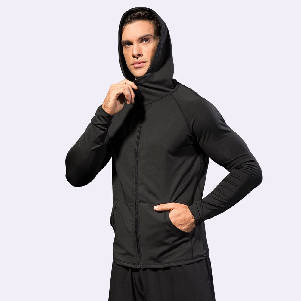 Camiseta fitness manga larga entrenamiento