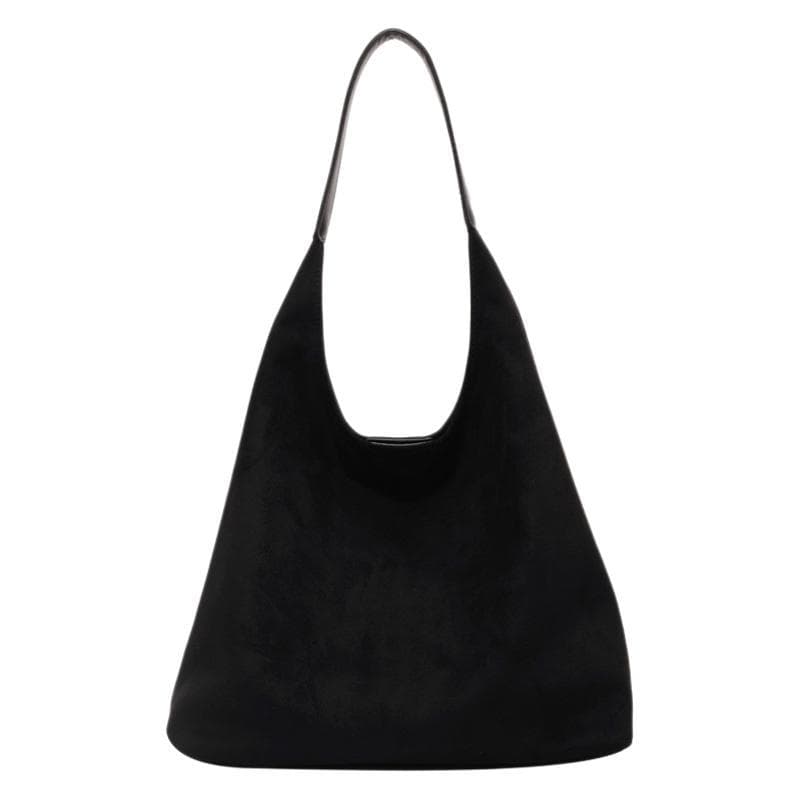Bolsa de hombro con gran capacidad color sólido para mujer