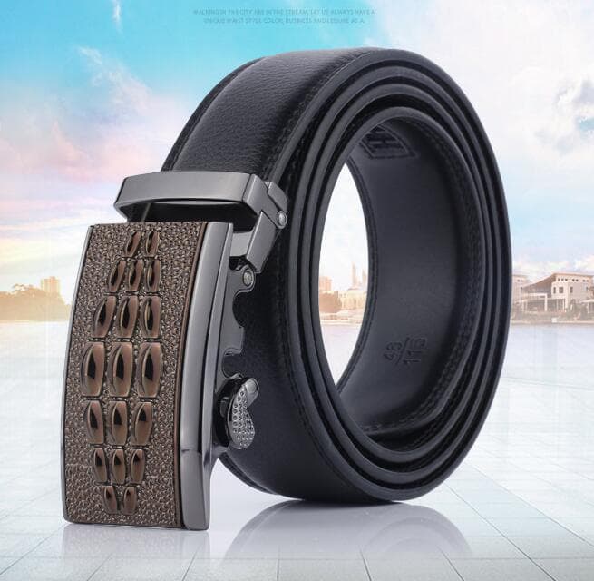 Cinturón de cuero para hombre estilo ejecutivo