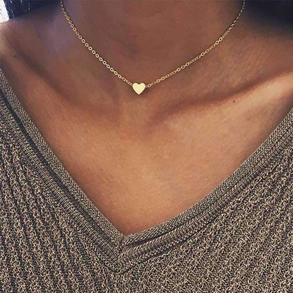 Collar choker corazón y alma