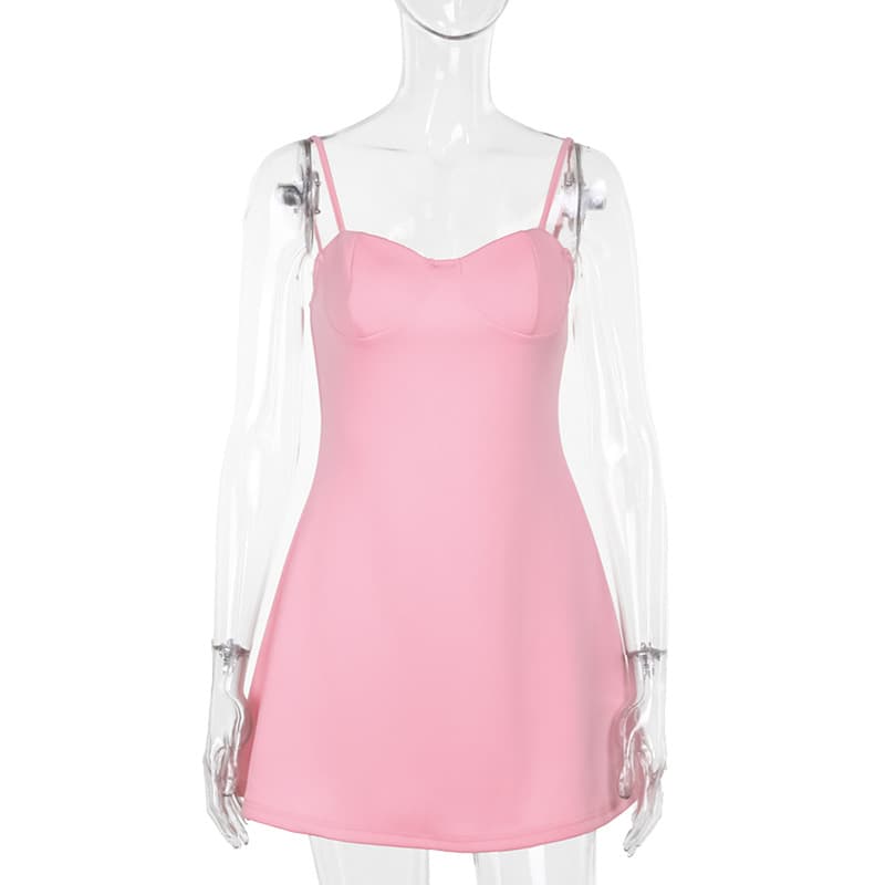 Vestido slim ajustado elegante con tirantes