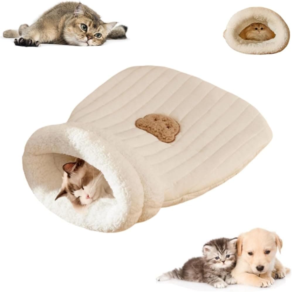 Bolsa para dormir para gatos cálida y acogedora