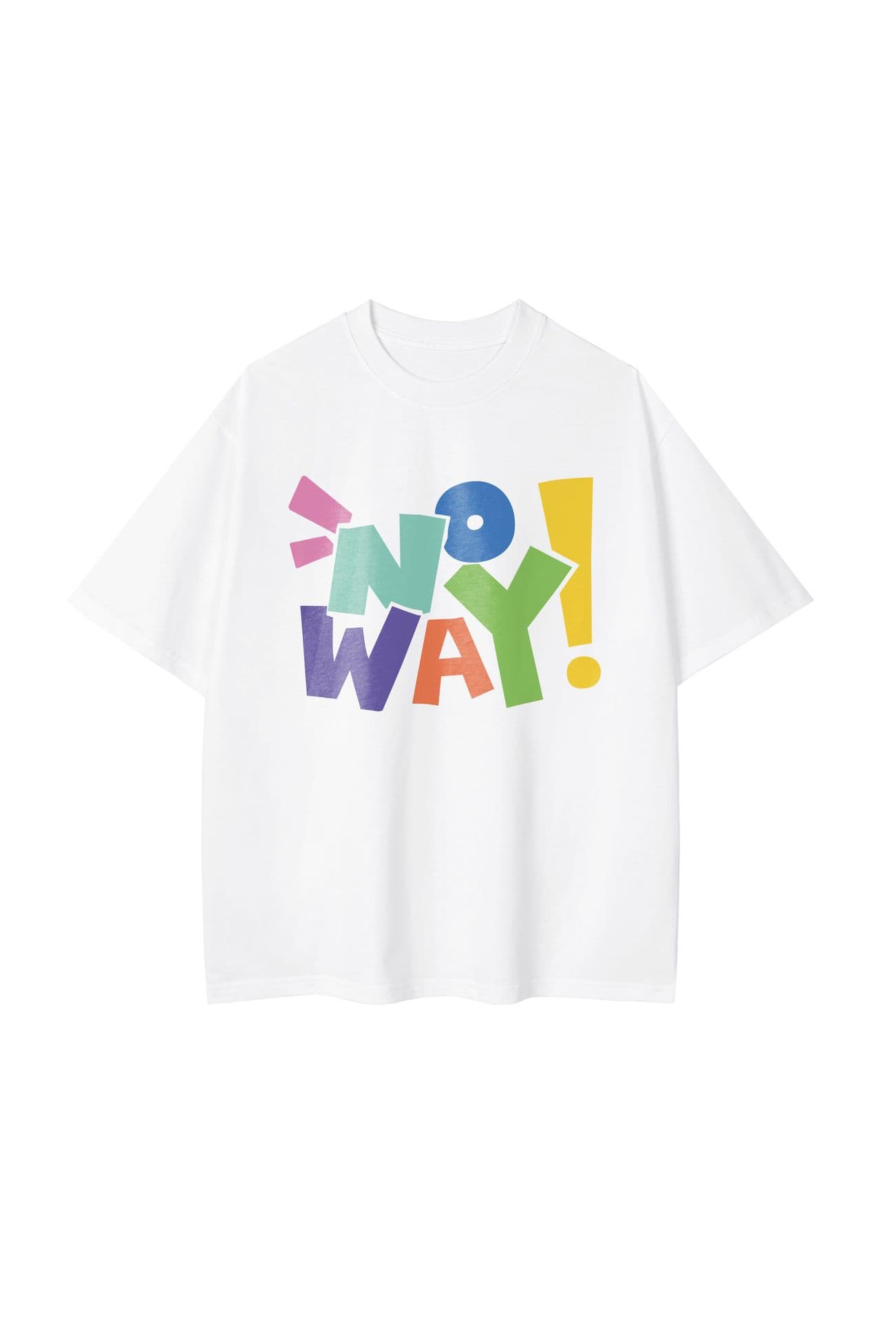 Camiseta de algodón con estampado de letras