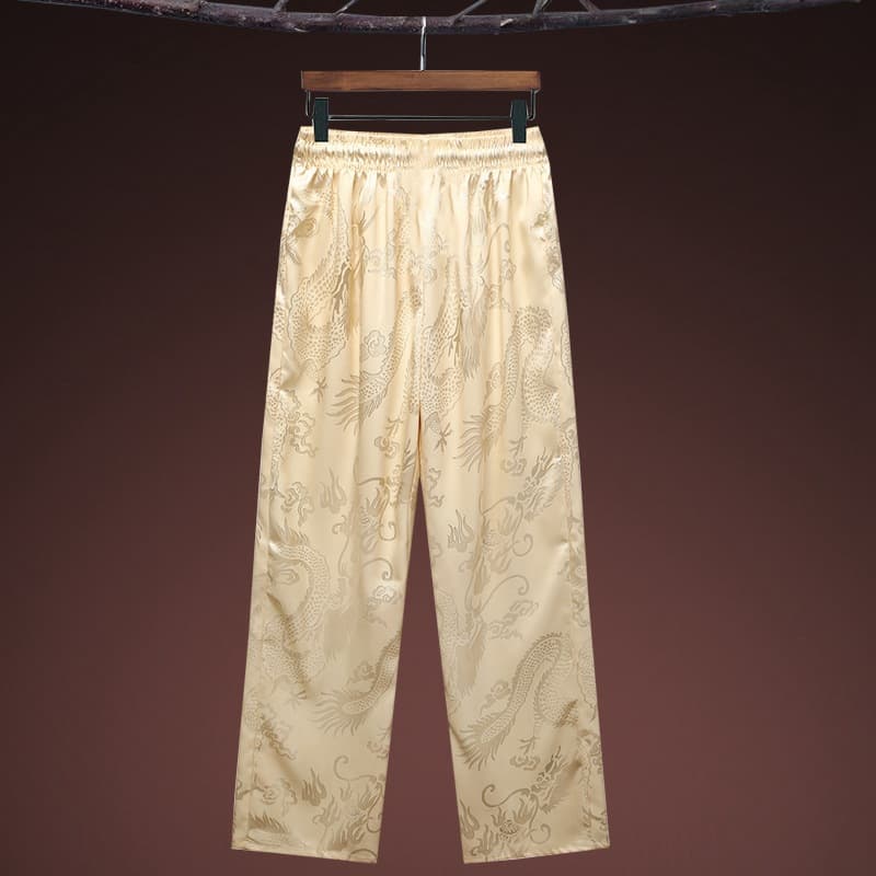 Pantalón casual holgado primavera verano para hombre