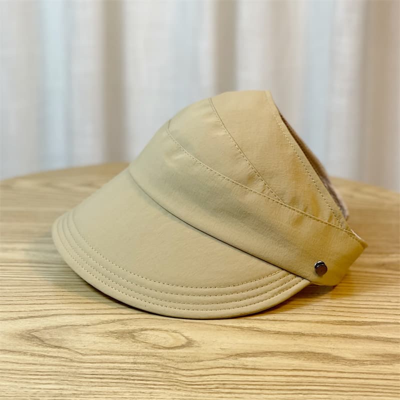 Gorra de verano para mujer protección solar visera abierta