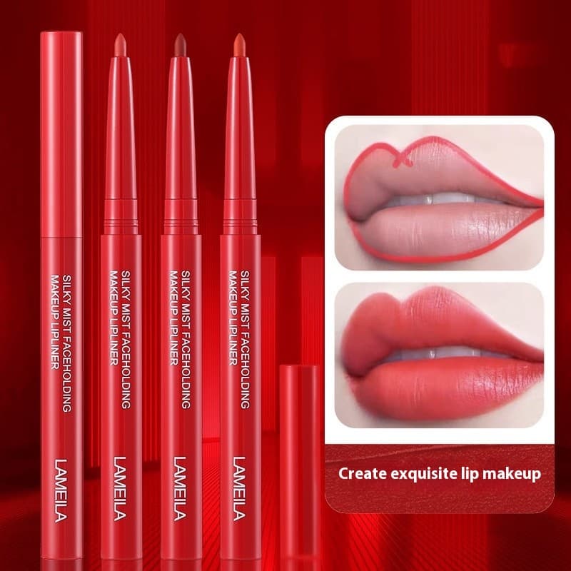 Delineador de labios mate tridimensional de seda suave