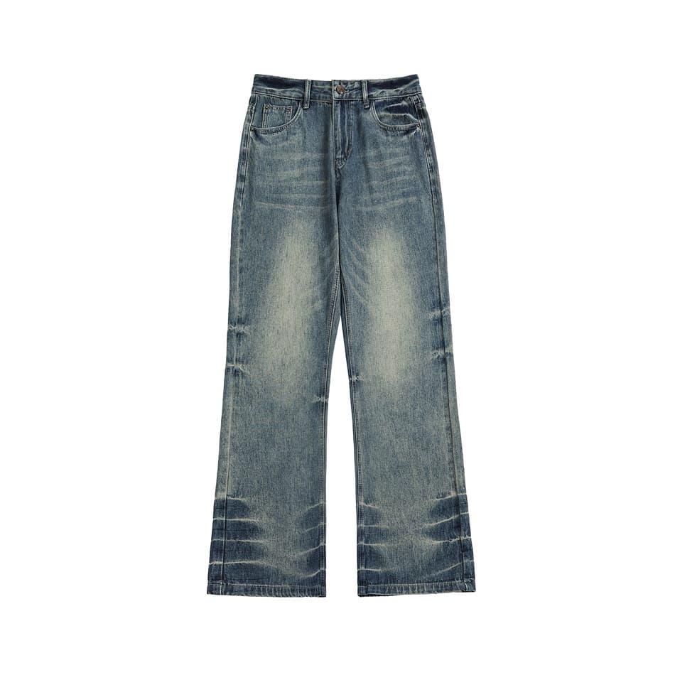Pantalones denim vintage acampanados lavados