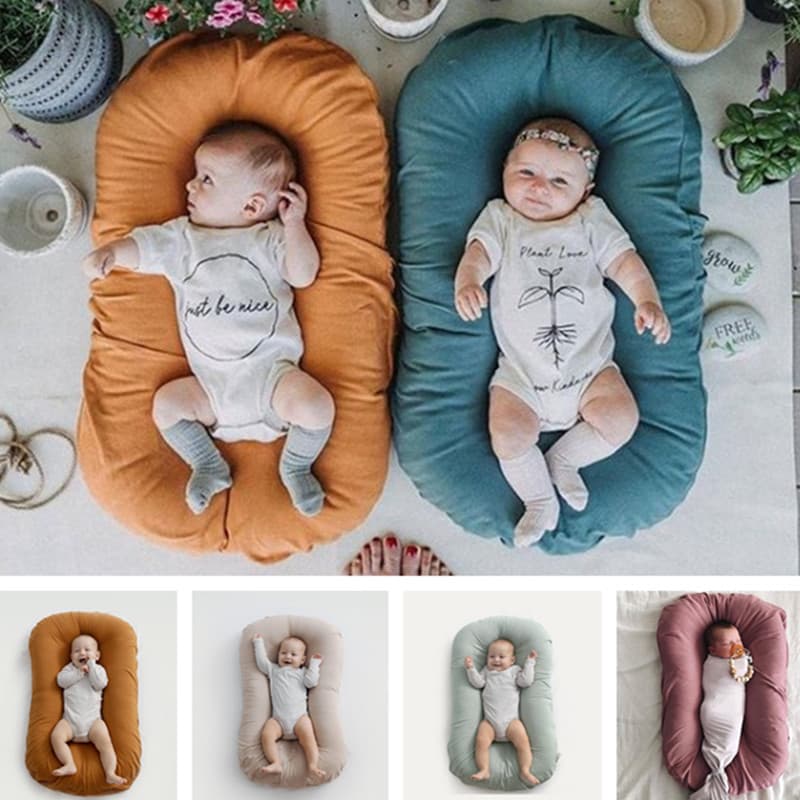 Cuna nido portátil de algodón para bebés