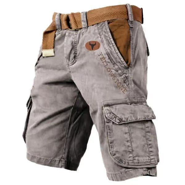 Pantalones cortos deportivos holgados y resistentes para hombre