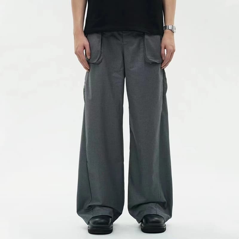 Pantalón cargo ocio hombre bolsillos tridimensionales