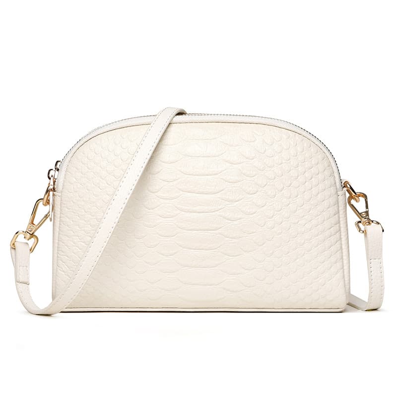 Bolsa de mensajero de cuero genuino para mujer