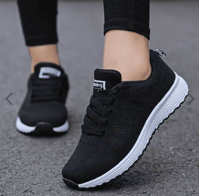 Tenis deportivos para mujer con suela EVA y talón cuña