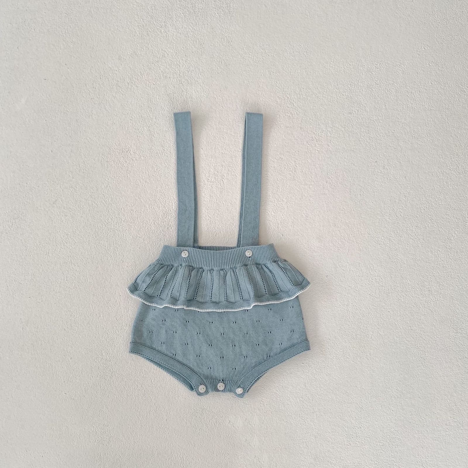 Overol con tirantes para niña, estilo moderno casual