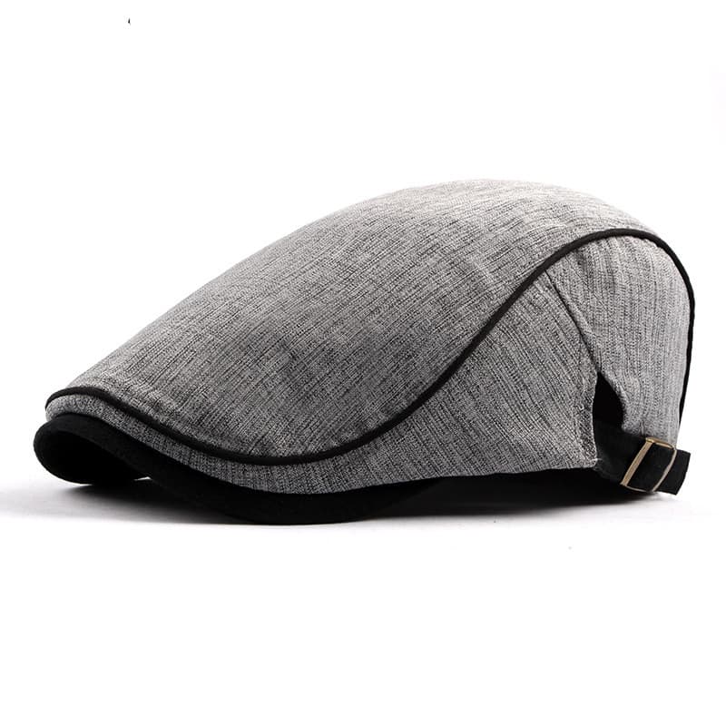 Gorra tipo boina de algodón, estilo británico