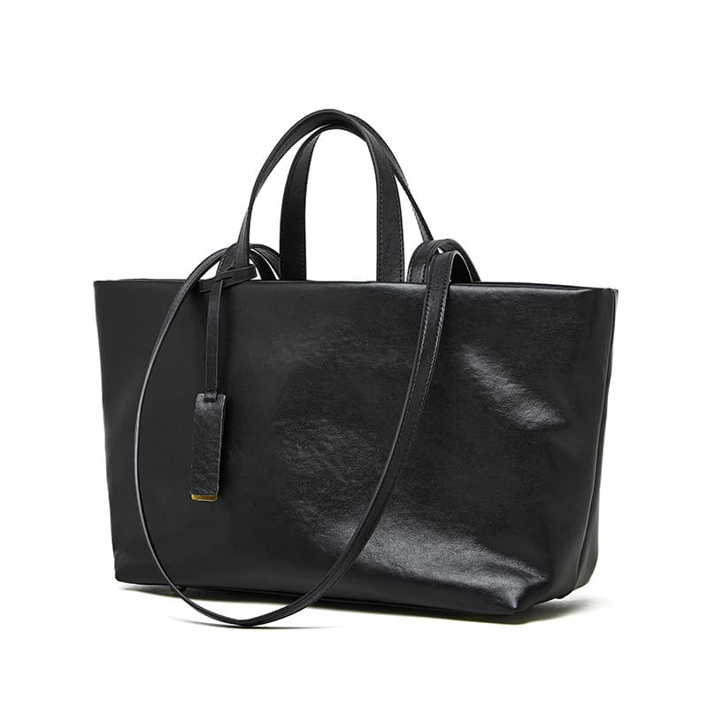 Bolsa de cuero genuino un hombro estilo retro