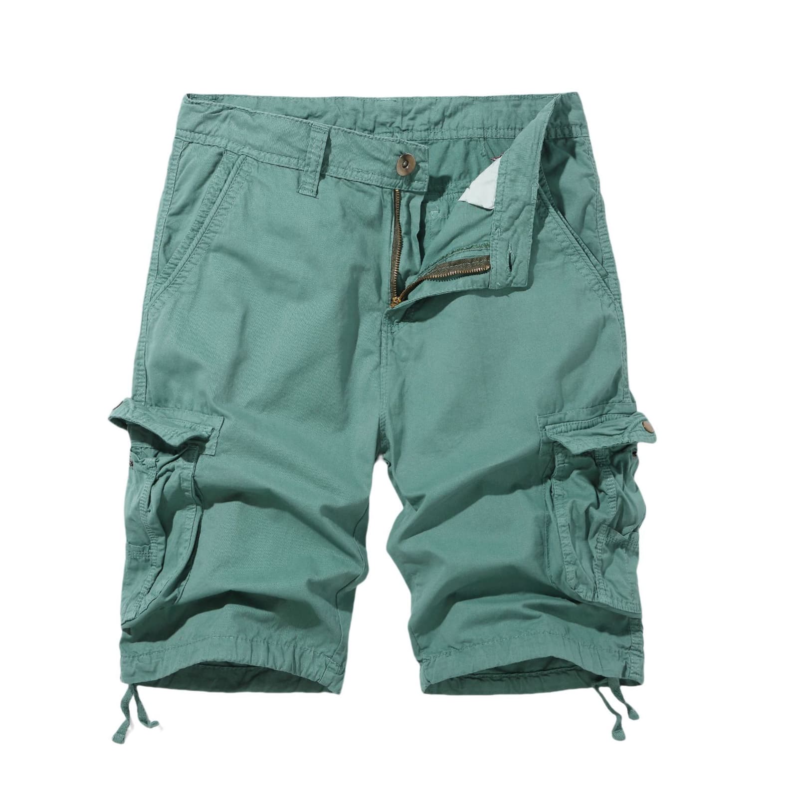 Shorts cargo primavera hombre, multibolsillos, tallas grandes