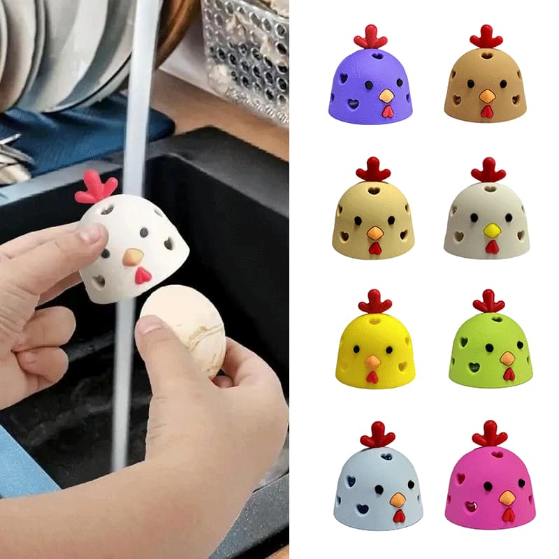 Cepillo de silicona para limpiar huevos