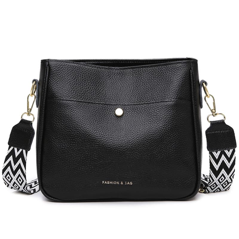 Bolsa casual de cuero genuino piel de res primera capa