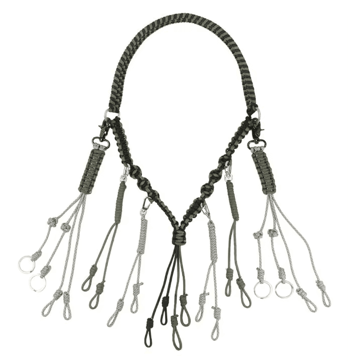 Cordón de cuello para pitos de pato con múltiples bucles