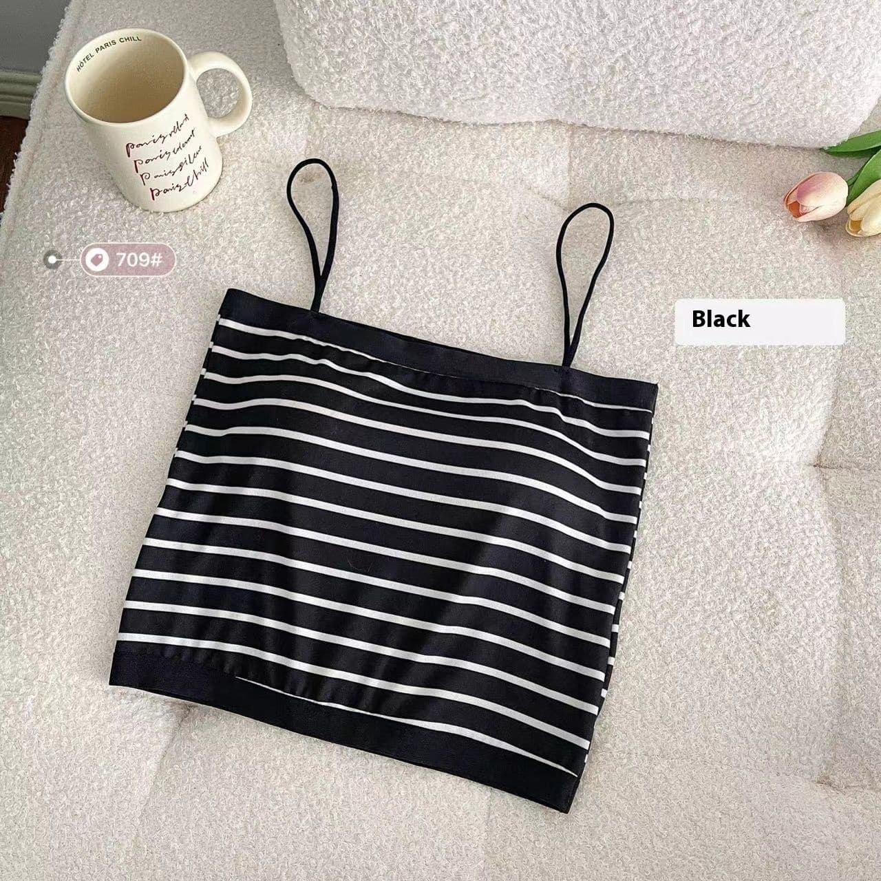 Camisola de verano sin costuras con almohadilla pectoral