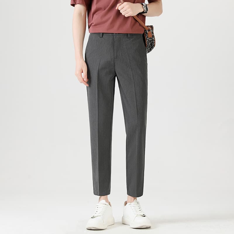 Pantalones lápiz hombre lujo casual elásticos