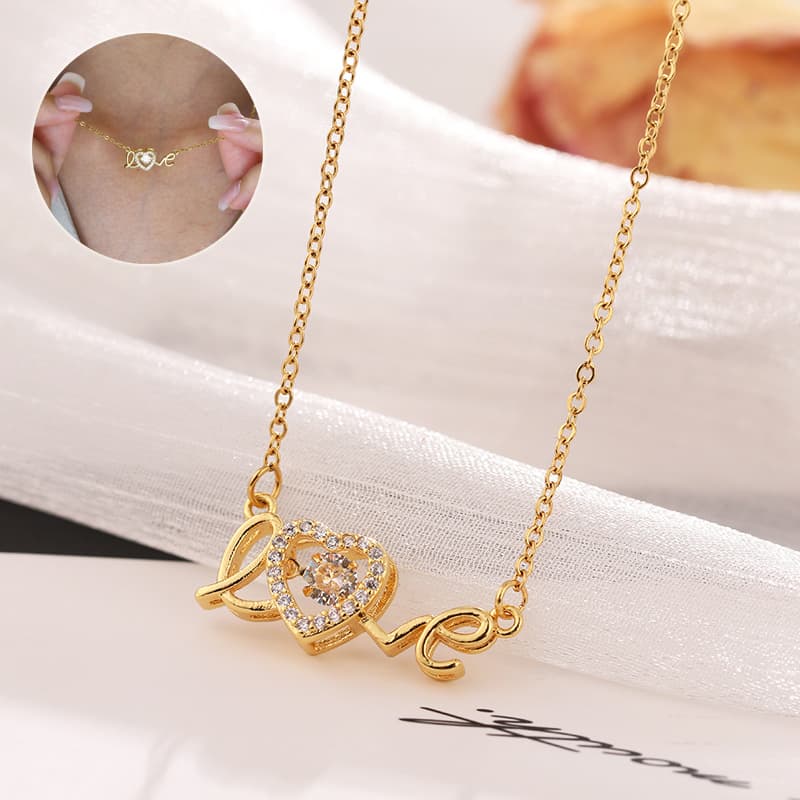 Collar de acero de titanio elegante para mujer
