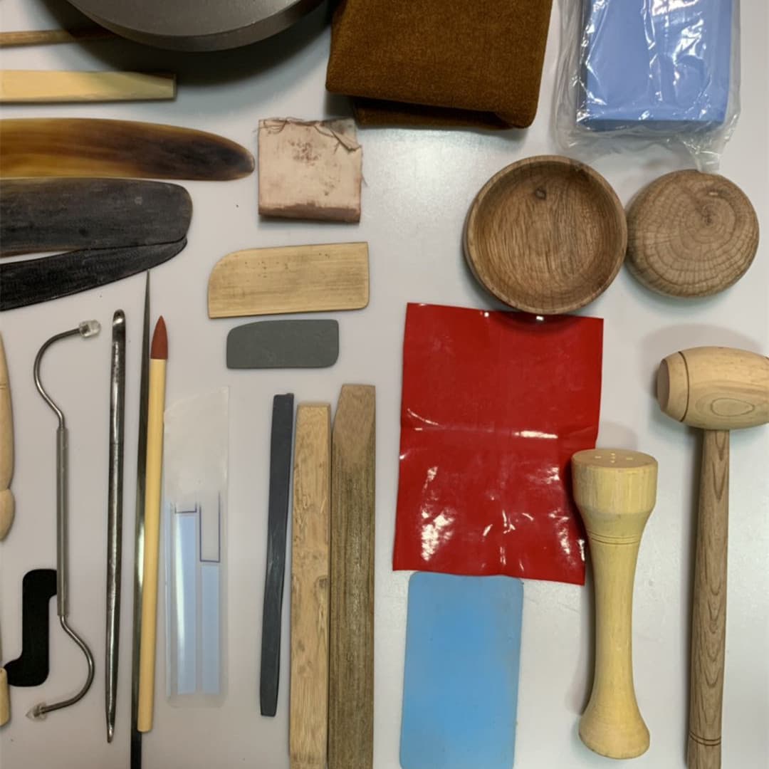 Herramientas para cerámica de madera sólida