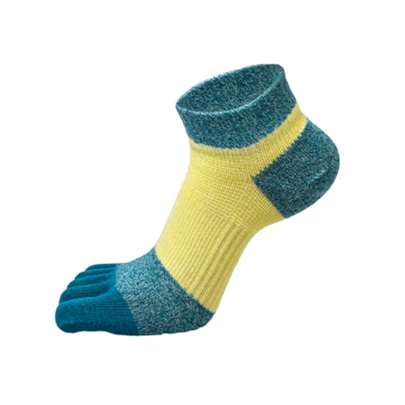 Calcetines de dedos separados antideslizantes, algodón absorbente