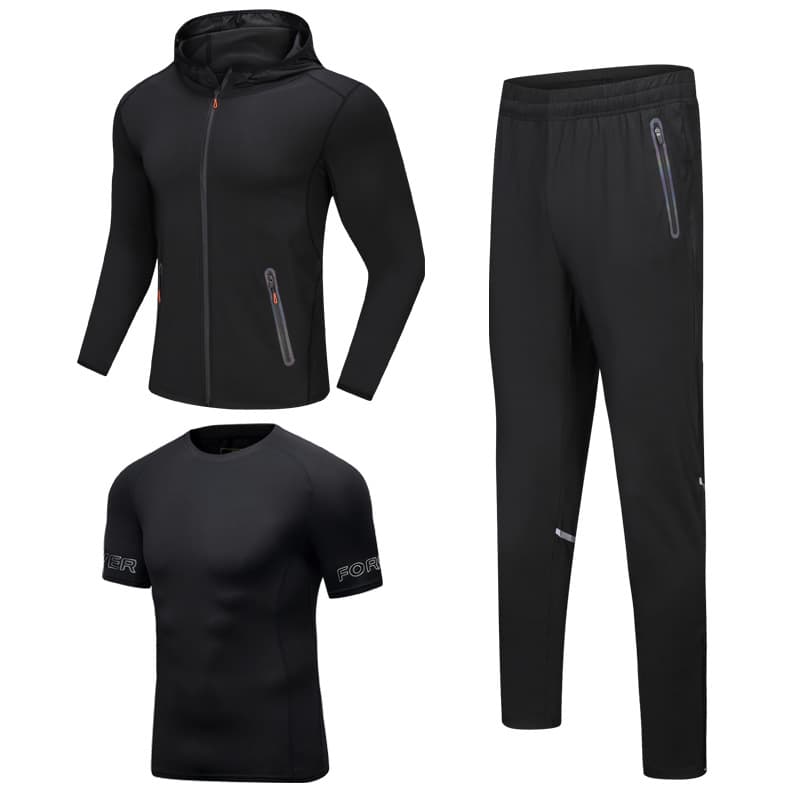 Conjunto deportivo tres piezas para correr