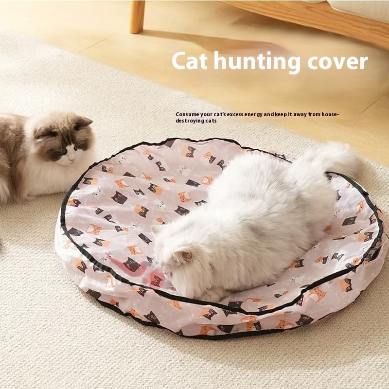 Juguete de caza para gatos con cubierta