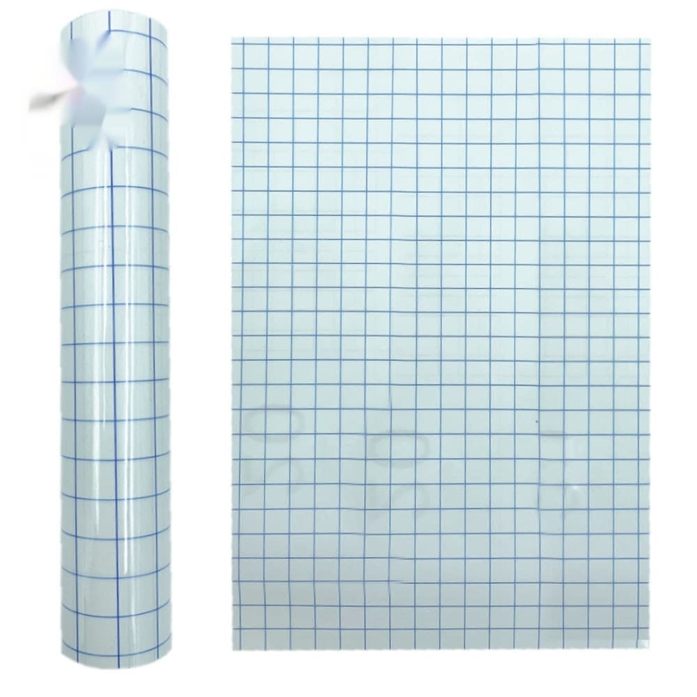 Papel de transferencia adhesivo con cuadros