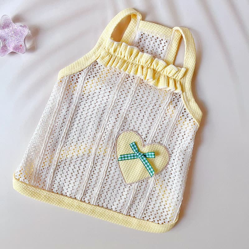 Chaleco transpirable bordado para gatos y perros
