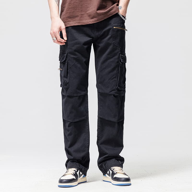 Pantalón cargo de pierna ancha
