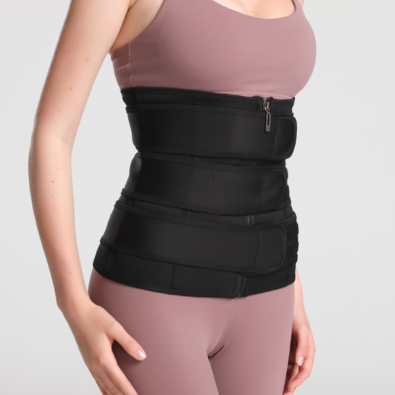 Cinturón entrenador de cintura en neopreno con compresión