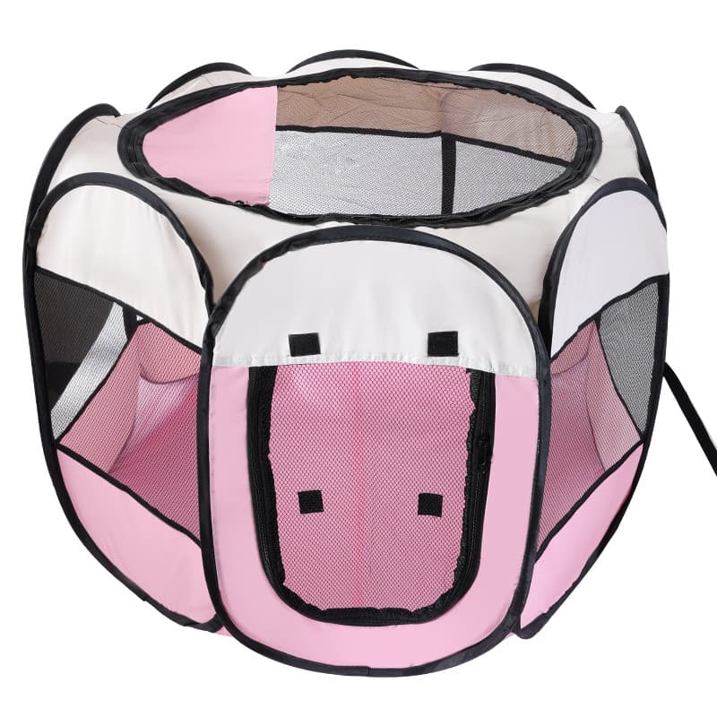Jaula octagonal para mascotas lavable resistente