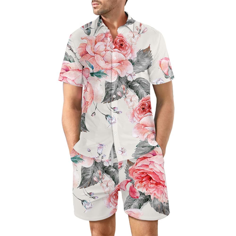 Conjunto de playa 2 piezas: camisa y pantalones