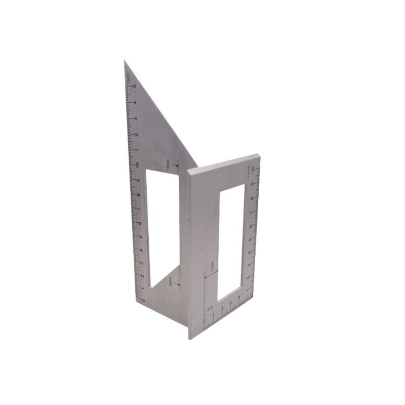 Escuadra multifuncional 45-90° en aleación de aluminio