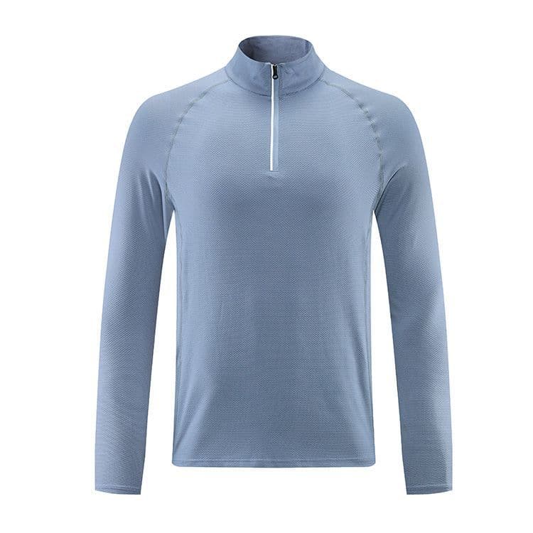 Camiseta deportiva secado rápido con cuello alzado