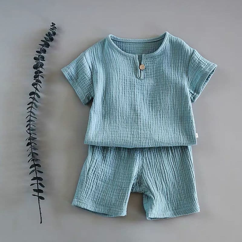 Traje de verano corto para bebés y niños