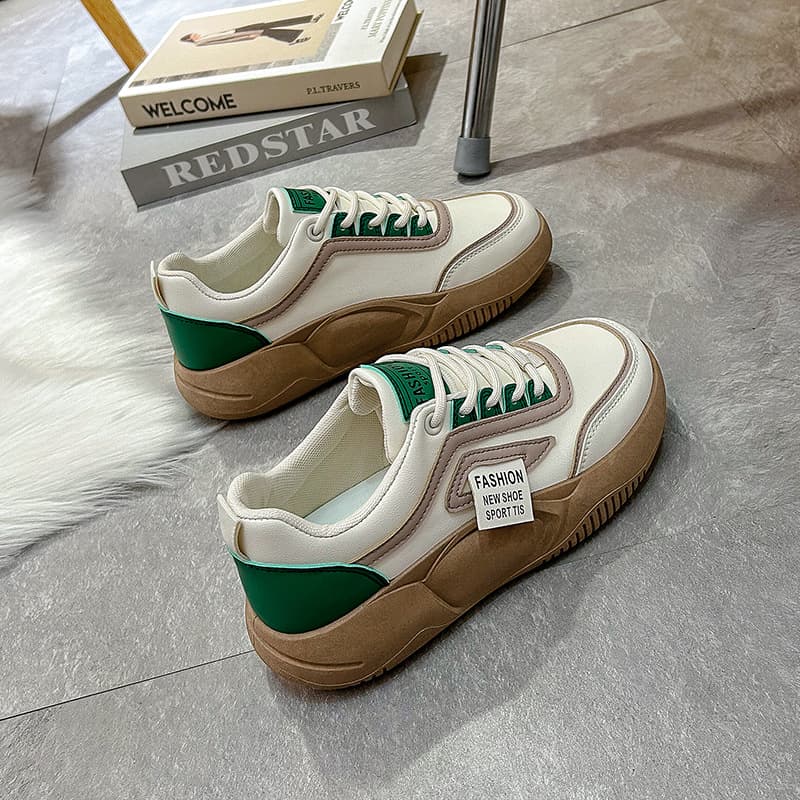 Zapatillas mujer suela gruesa casual versátil