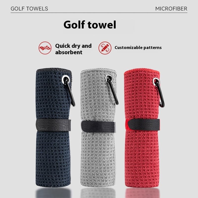 Toalla deportiva micropolar con gancho portátil