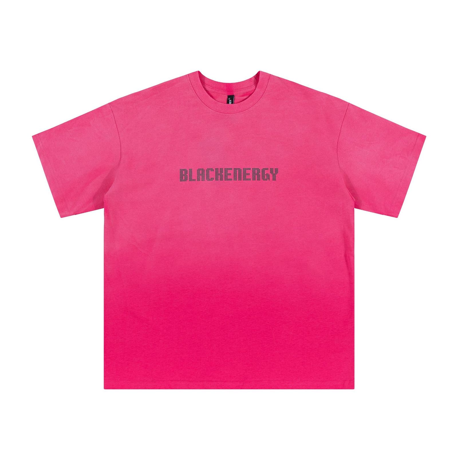 Camiseta tie dye con estampado de letras para hombre